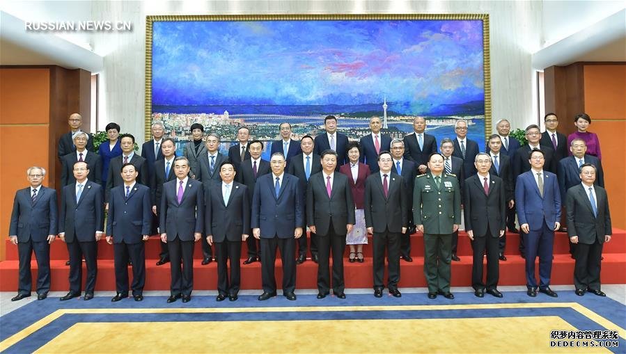 Председатель КНР Си Цзиньпин высоко оценил работу ответственных лиц административных, законодательных и судебных органов САР Аомэнь